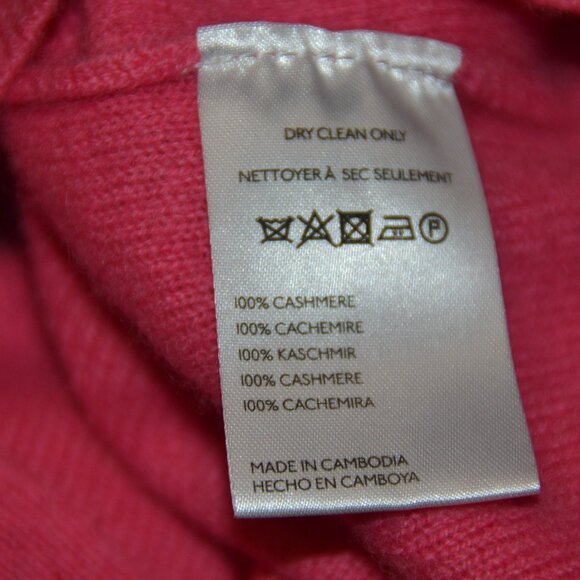 NWT Anthropologie Pilcro The Alani Cashmere Sweater Pullover Paris PINK XS - Picture 13 of 16